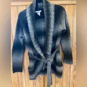** SOLD ** Covington Wrap cardigan tie at the waist sweater, size M